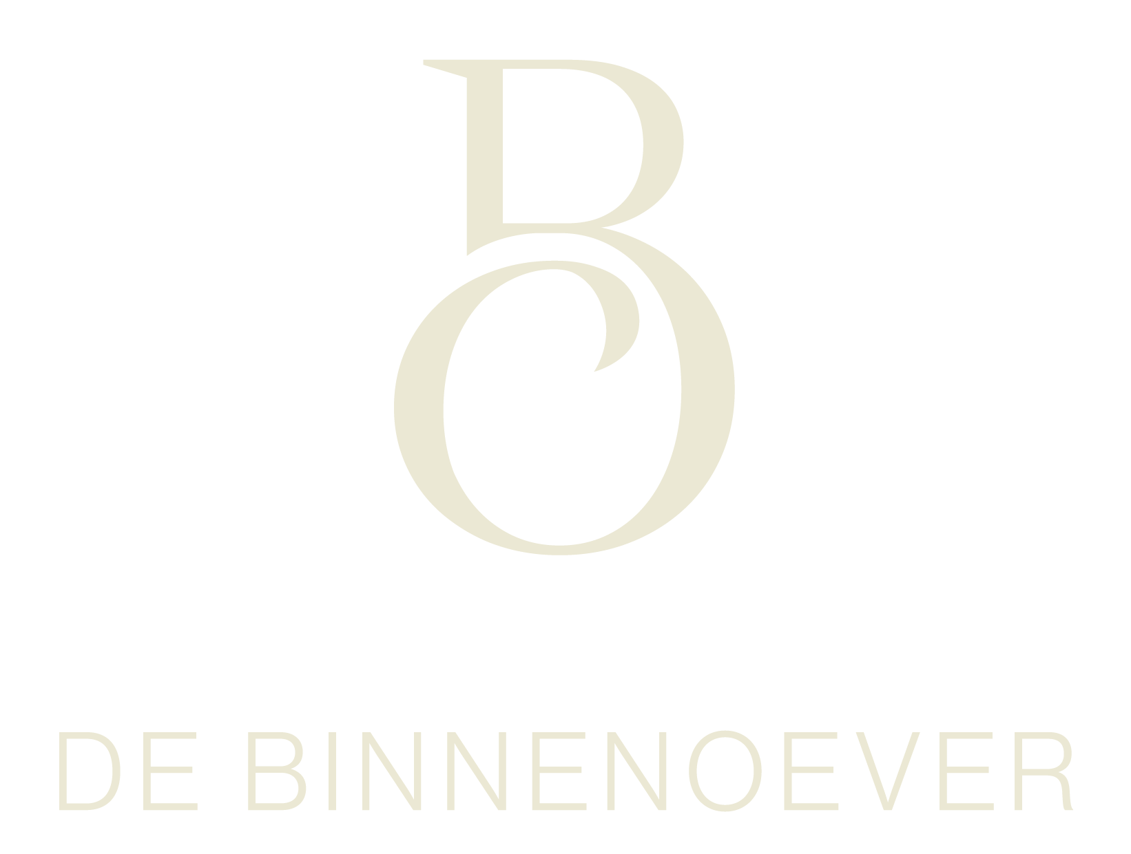 DeBinnenoever logo Beige